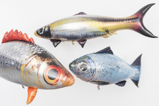 영국 갤러리 필라 코리아스가 협력해 아트부산에서 선보일 필립 파레노의 물고기 형상 설치 작품. /사진제공=아트부산