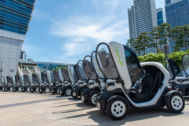 르노삼성자동차 초소형 전기차 ‘르노 트위지'(TWIZY)./사진제공=르노삼성자동차