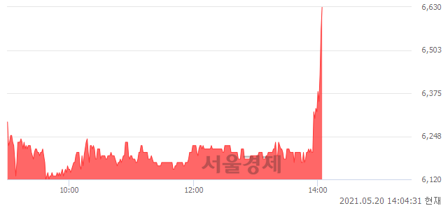 <코>피피아이, 전일 대비 8.10% 상승.. 일일회전율은 5.72% 기록