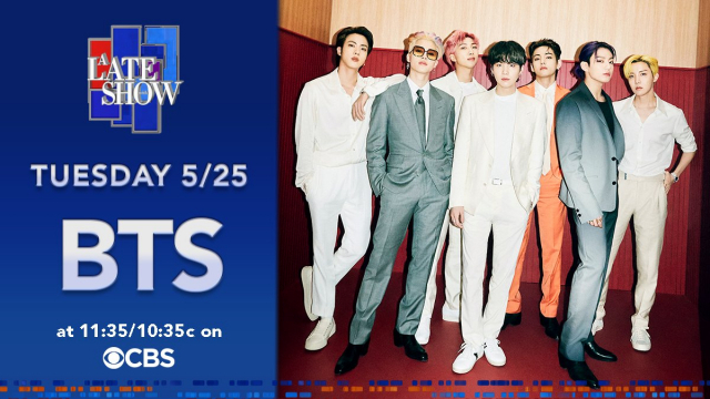 방탄소년단 / 사진=CBS ‘더 레이트 쇼 위드 스티븐 콜베어(The Late Show With Stephen Colbert)’ 공식 SNS