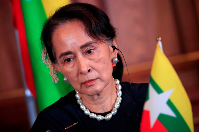 아웅산 수치 미얀마 국가고문./로이터연합뉴스