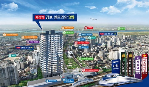 녹지공원 품은 완성형 신(新)도심 ‘사상역 경보 센트리안 3차’ 주목