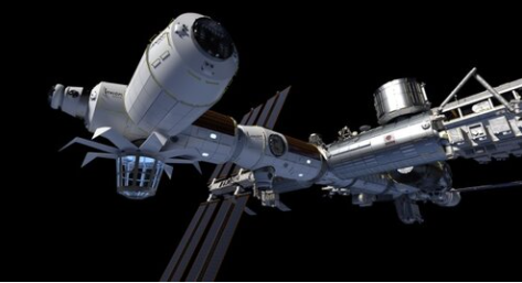 미국 엑시옴스페이스의 ISS 모듈 상상도. /출처=엑시옴스페이스