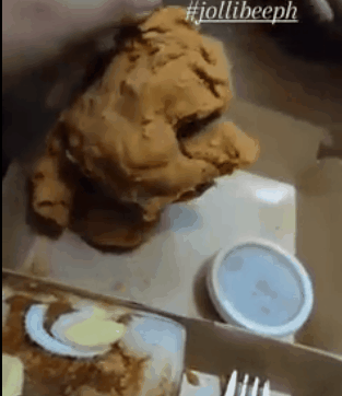 [영상]닭고기 시켰더니 '튀김 행주'?…수상한 거대 치킨 덩어리의 정체