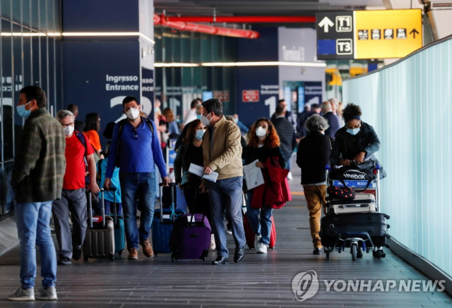 이탈리아의 한 공항./로이터연합뉴스