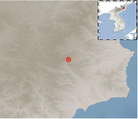 북한 핵실험장서 규모 2.5 지진 감지…기상청 '자연지진'