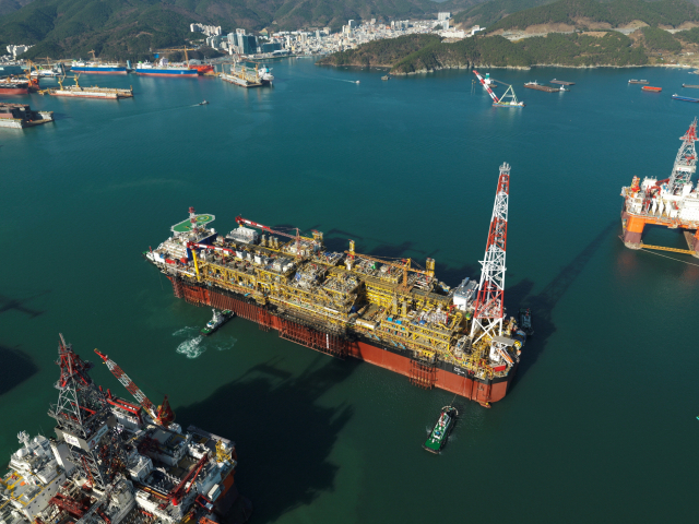 대우조선해양이 건조한 FPSO