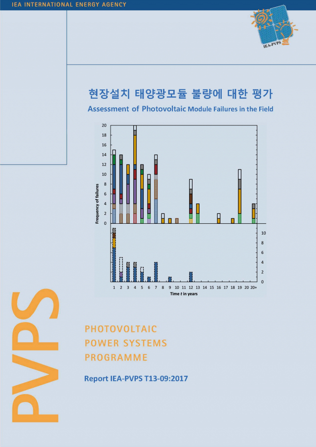 한국에너지기술연구원이 번역발간한 ‘현장설치 태양광모듈 불량에 대한 평가’보고서. 사진제공=한국에너지기술연구원