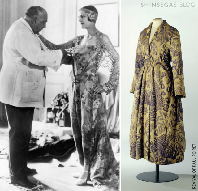 저 풍채좋은 남자분이 바로 디자이너 폴 푸아레 입니다. 보시다시피 1920년대 옷이라고 보기엔 굉장히 앞서갔죠.