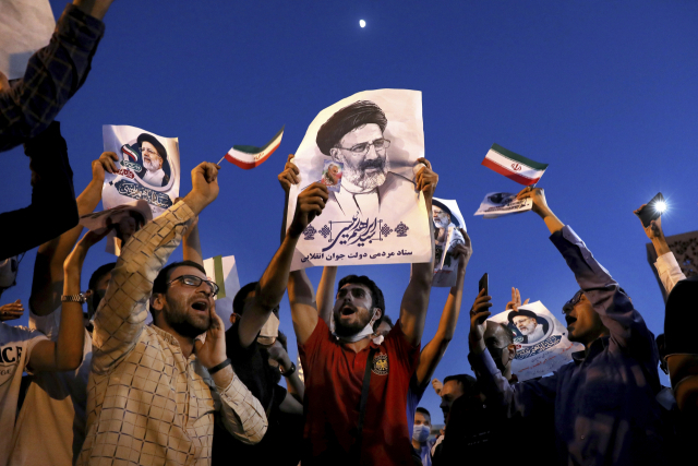 미국 제재 받는 라이시, 이란 대통령 당선
