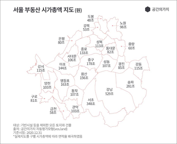 서울 부동산 가격 '3,446조원' 추정…애플+테슬라보다 비싸네