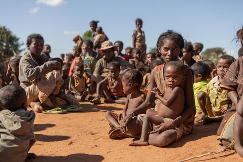 굶주림과 싸우는 마다가스카르 남부 주민들. /사진제공=WFP