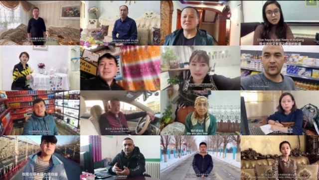 중국, “자유롭고 행복하다”는 위구르인 동영상 수천개 조작