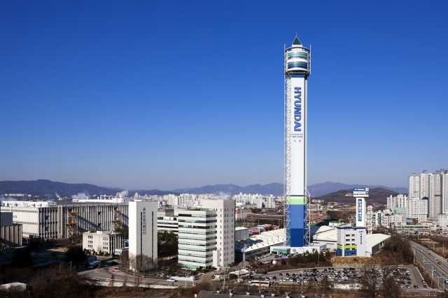 현대엘리베이터 경기도 이천 본사에 있는 세계 최고(205ｍ) '엘리베이터 테스트타워'./사진 제공=현대엘리베이터