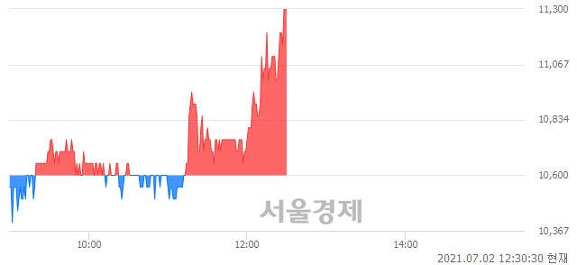 <코>PN풍년, 전일 대비 7.08% 상승.. 일일회전율은 7.56% 기록