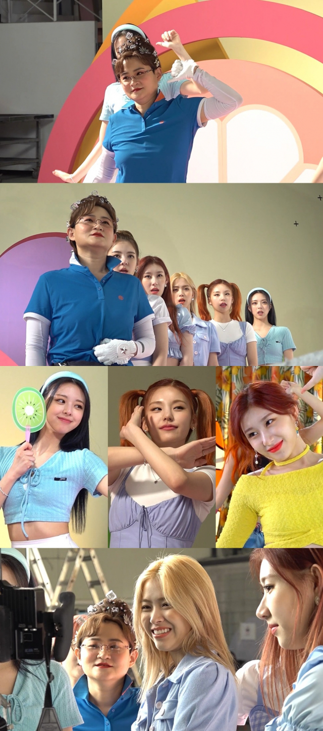 '전지적 참견 시점' 둘째이모 김다비·ITZY 컬래버…MV 촬영장 공개