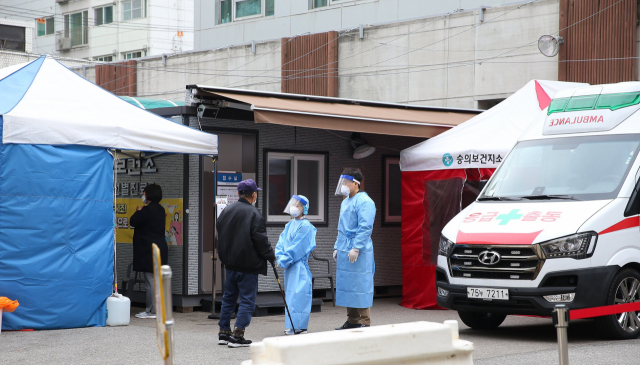 인천 미추홀구 코로나19 선별진료소./사진제공=인천 미추홀 구