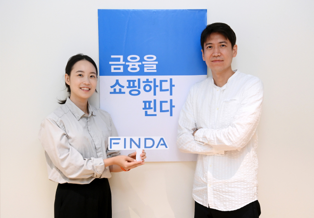 박홍민(오른쪽)·이혜민 핀다 공동대표. /권욱 기자