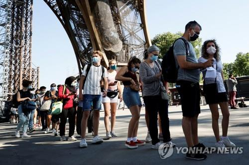 코로나에 문 닫았던 프랑스 에펠탑 9개월 만에 다시 열어