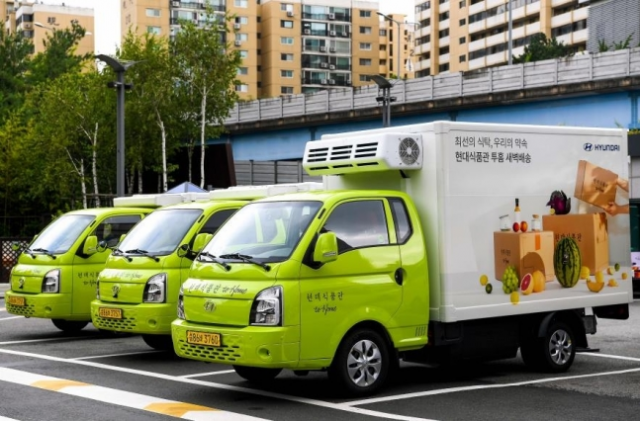 현대차, 포터EV로 식품 배송 서비스…미래 물류 시장 잡는다