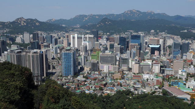 빌딩이 밀집한 서울의 전경. /서울경제DB