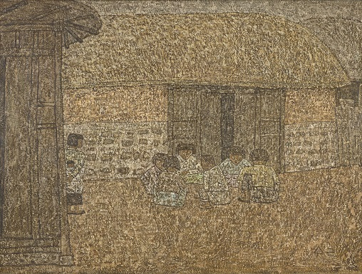 박수근(1914-1965), 유동, 1954, 캔버스에 유채, 130x97cm./사진제공=국립현대미술관