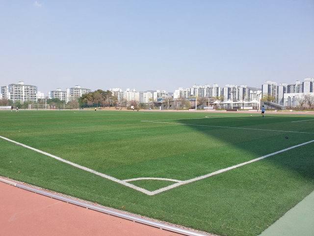 수지구 죽전 수지아르피아 축구장 전경