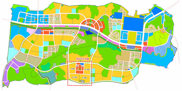 경북도청신도시 2단계 선도지구 위치도./제공=경북개발공사