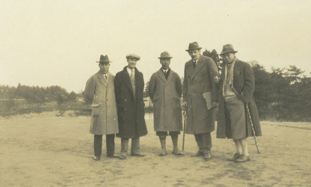 찰스 휴 앨리슨(오른쪽 두 번째)의 모습. /사진=가스미가세키CC 홈페이지