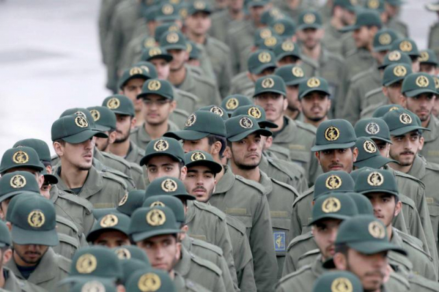 이란혁명수비대의 모습. /AP연합뉴스