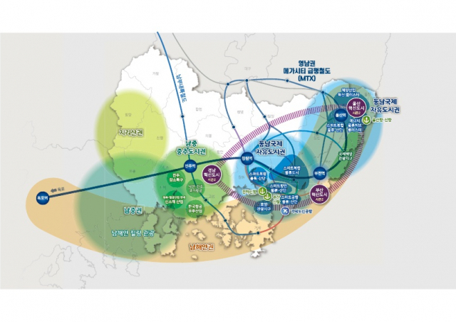 부울경 메가시티 구상도