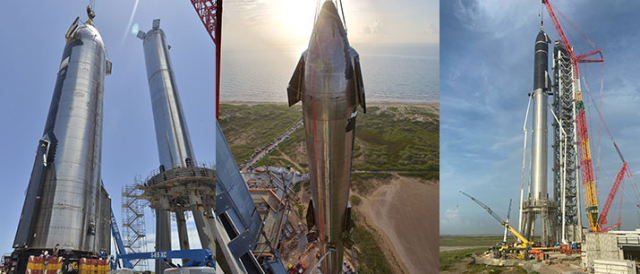 테슬라 CEO 일론 머스크가 공개한 우주 탐사 로켓 스타십. /일론 머스크 트위터