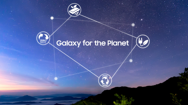 삼성전자의 ‘지구를 위한 갤럭시(Galaxy for the Planet)’ 이미지 /사진 제공=삼성전자