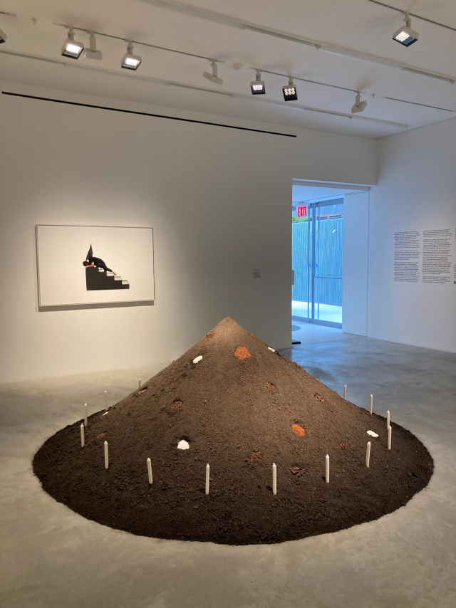 뉴욕 브루클린에 최근 개관한 아만트 파운데이션이 첫 기획전으로 마련해 선보인 그라다 킬롬바의 작품은 식민지 시대의 역사적 트라우마를 상징한다.