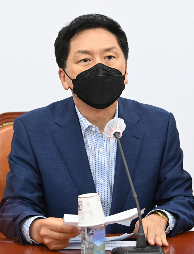 김기현 국민의힘 원내대표가 26일 오전 서울 여의도 국회에서 열린 최고위원회의에 참석, 발언하고 있다./성형주 기자