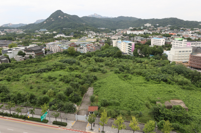 서울 종로구 송현동 대한항공 부지 전경. /연합뉴스