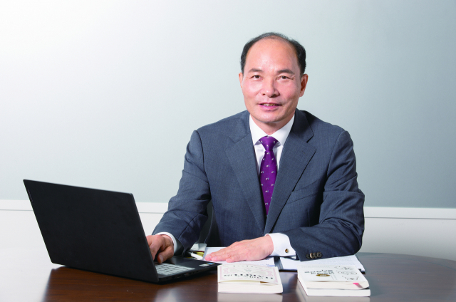김홍기 와이엠텍 대표. 그는 “ESS 시장에서의 성공 등을 기반으로 전기차 시장에서도 성과를 낼 것”이라고 말했다./사진제공=와이엠텍
