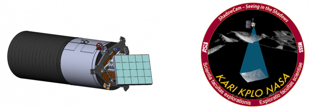 달의 남·북극 지역 분화구 안의 영구 음영지역을 촬영하게 될 무게 10kg의 NASA 섀도캠.