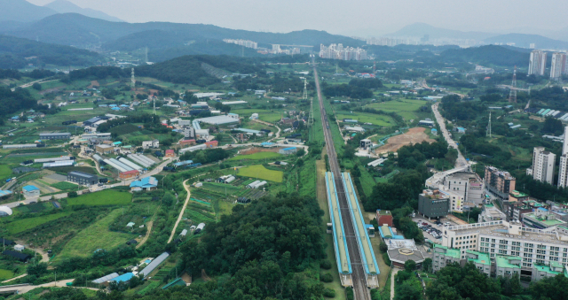 신도시급 택지로 조성되는 경기도 안산시 반월역 일대 모습/연합뉴스