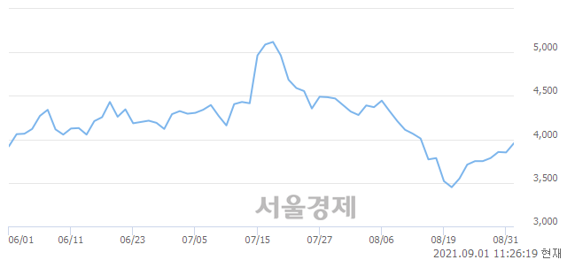 <유>선도전기, 3.38% 오르며 체결강도 강세 지속(343%)