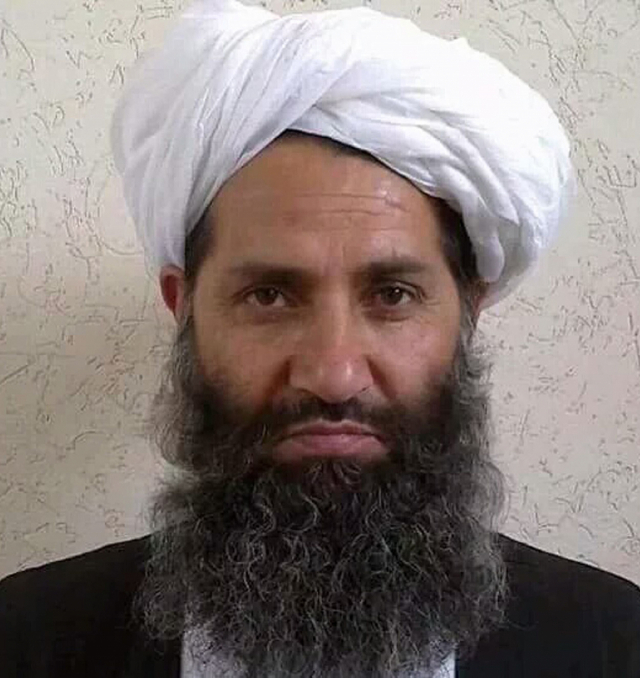 탈레반의 최고 지도자 하이바툴라 아쿤드자다. /AFP연합뉴스