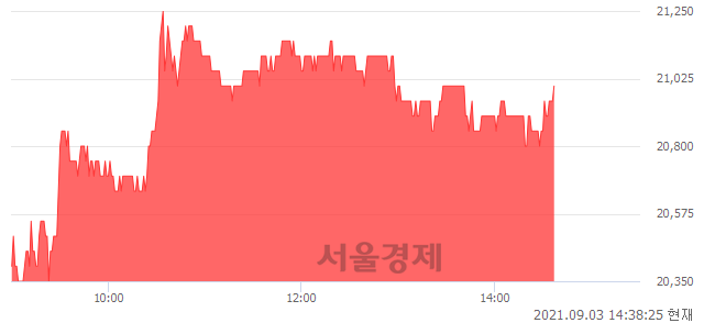 <코>피플바이오, 3.19% 오르며 체결강도 강세 지속(104%)