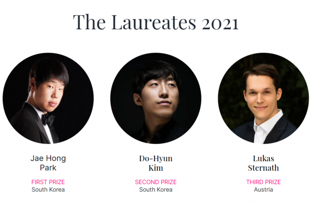 제63회 부소니 국제 피아노 콩쿠르에서 한국인 박재홍이 1위를, 김도현이 2위를 차지했다./사진=부소니 말러 재단 홈페이지