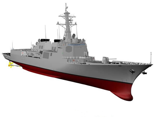 한국형 차기구축함(KDDX) 이미지. ‘L-SAM 해상형' 및 ‘M-SAM해상형' 등 함대공 미사일을 탑재해 향후 우리 함대를 적의 미사일로부터 보호하게 된다. /자료제공=방사청