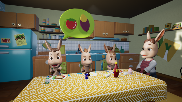 동서대 LINC+사업단이 개발한 유아기 아동의 올바른 식습관을 위한 VR 영양 동화./사진제공=동서대