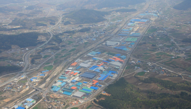 울주군에 위치한 길천산업단지. 참기름 제조업체인 옛간과 전통주 제조업체인 복순도가가 이곳에 식품공장을 건립한다. /사진제공=울산시