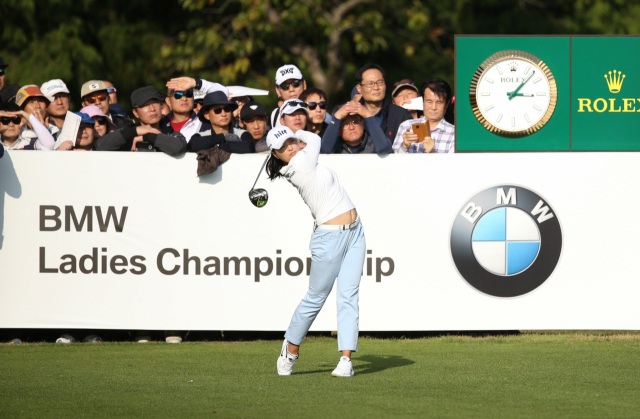 2019년 BMW 레이디스 챔피언십 당시 고진영. /사진 제공=LPGA