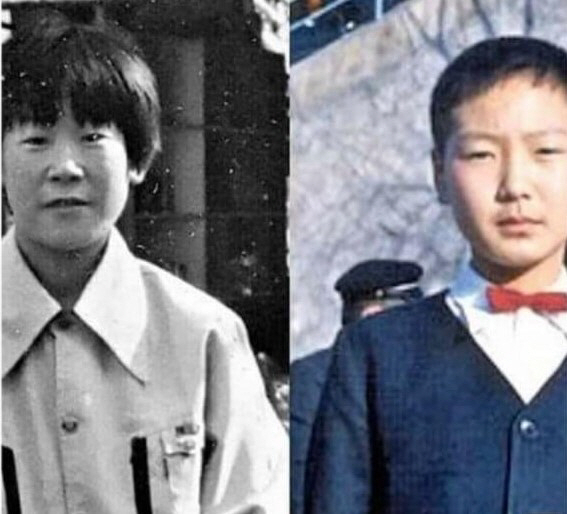 이재명 경기지사와 윤석열(오른쪽) 국민의힘 후보의 어린시절 모습. /사진=이경 이재명 캠프 대변인 페이스북