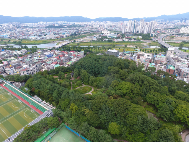 무장매나눔길이 조성될 대전 서구 남선공원. 사진제공=대전 서구청