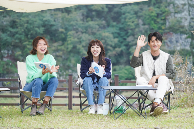 14일 오후 진행된 KBS2 ‘오늘부터 무해하게’ 제작발표회에 참석한 공효진, 이천희, 전혜진 /사진=KBS